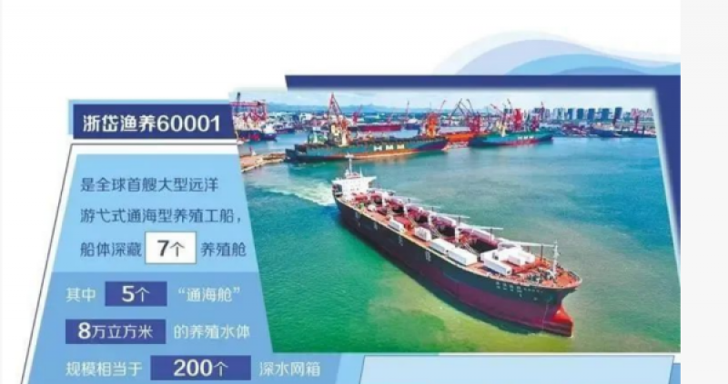 “浙岱渔养60001”交付！浙江舟山在全国率先进入以通海仓为核心技术的深远海船载舱养的“通海时代”