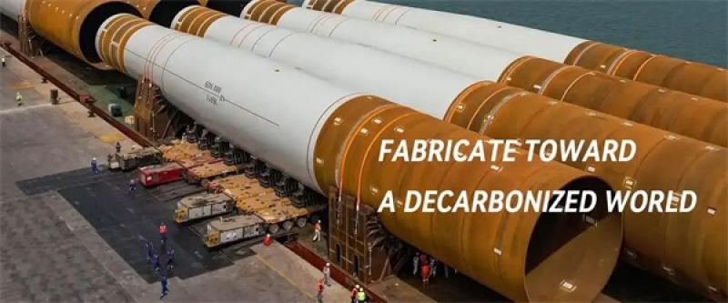 大金重工独创设计和自行建造的2艘海上风电装备特种重型运输船，将在年内完成下水