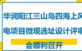 华润阳江三山岛四海上风电项目微观选址设计评审会顺利召开