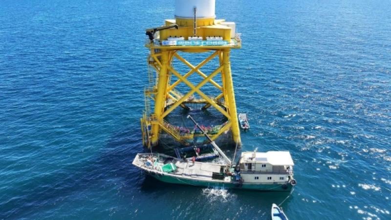 “明渔一号”圆满完成第三季养殖示范收鱼！