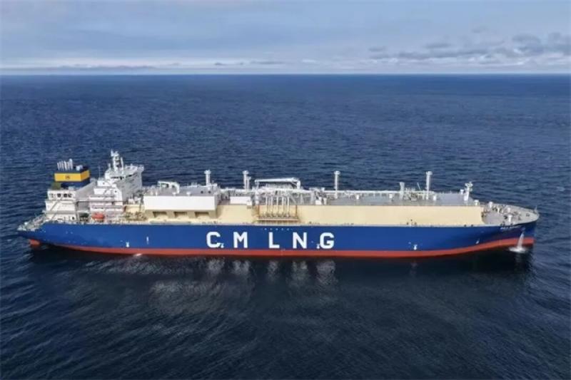 我国自主研制17.5万立方米LNG运输船交付在辽宁大连正式交付