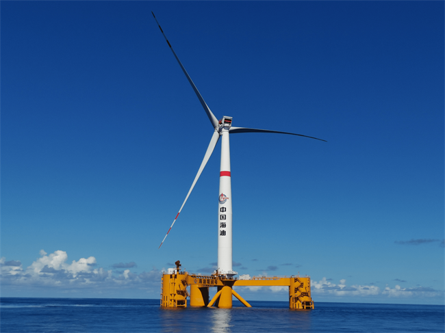 “海油观澜号”深远海浮式风电平台智能巡检系统正式上线