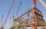 海油工程创新导管架建造模式成功完成沙特CRPO149项目导管架翻身作业