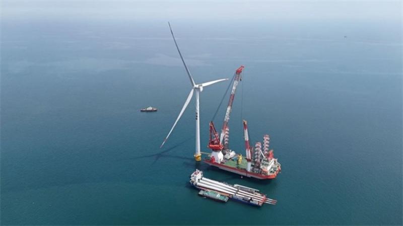 申能海南 CZ2 海上风电示范项目(二期)启动 打造新型 “海风绿醇” 产业模式