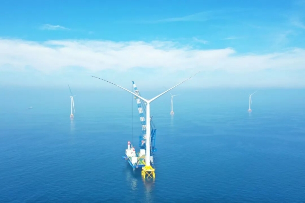 中国电建助力我国在建最深海上风电项目并网